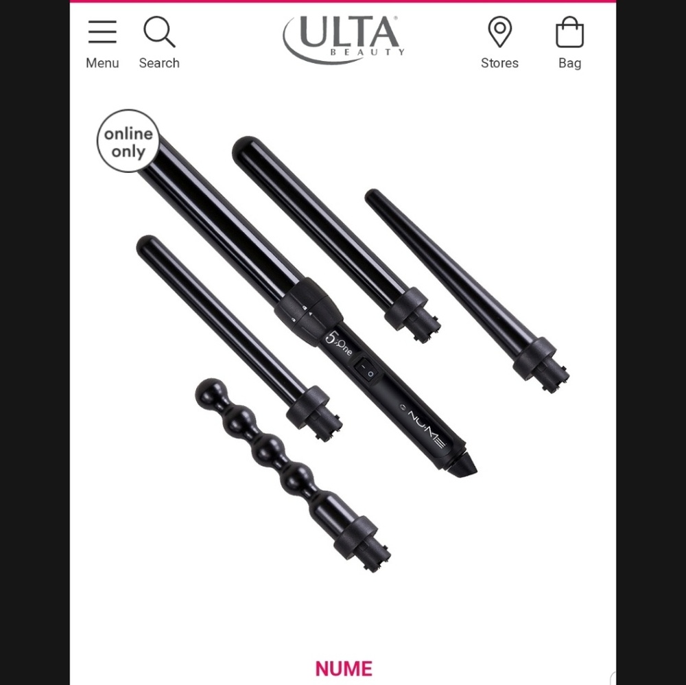 NuMe Lustrum Curling Iron 5 in 1